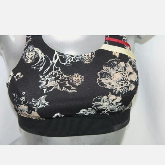 Free People MOVEMENT Freestyle Sport Bra Printed-XS-$58 MSRP BLACK FLORAL PRINT - Picture 6 of 9
